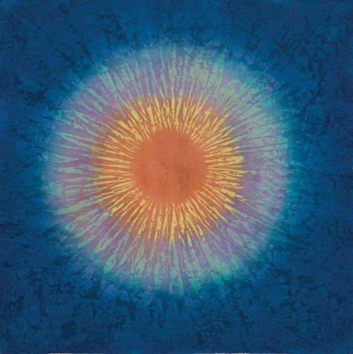 Oeil bleuté